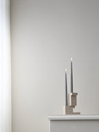 Brick Candle Holder - Calacatta