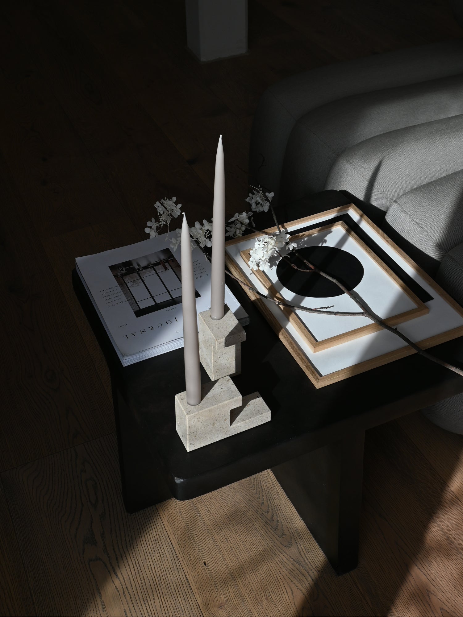 Brick Candle Holder - Calacatta by 101 CPH - THAT COOL LIVING