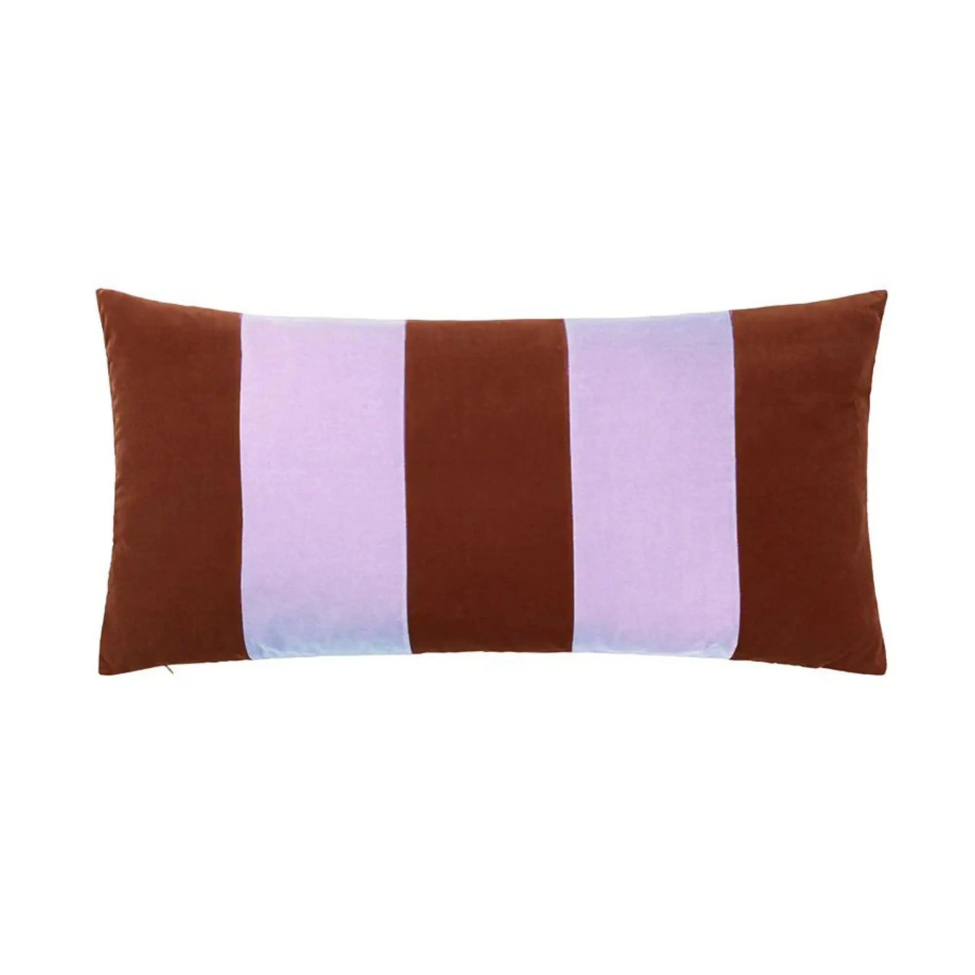  Striped decorative pillow with comfortable, supportive filling 
