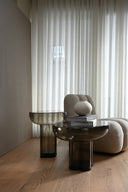 Crown Side Table - Glass