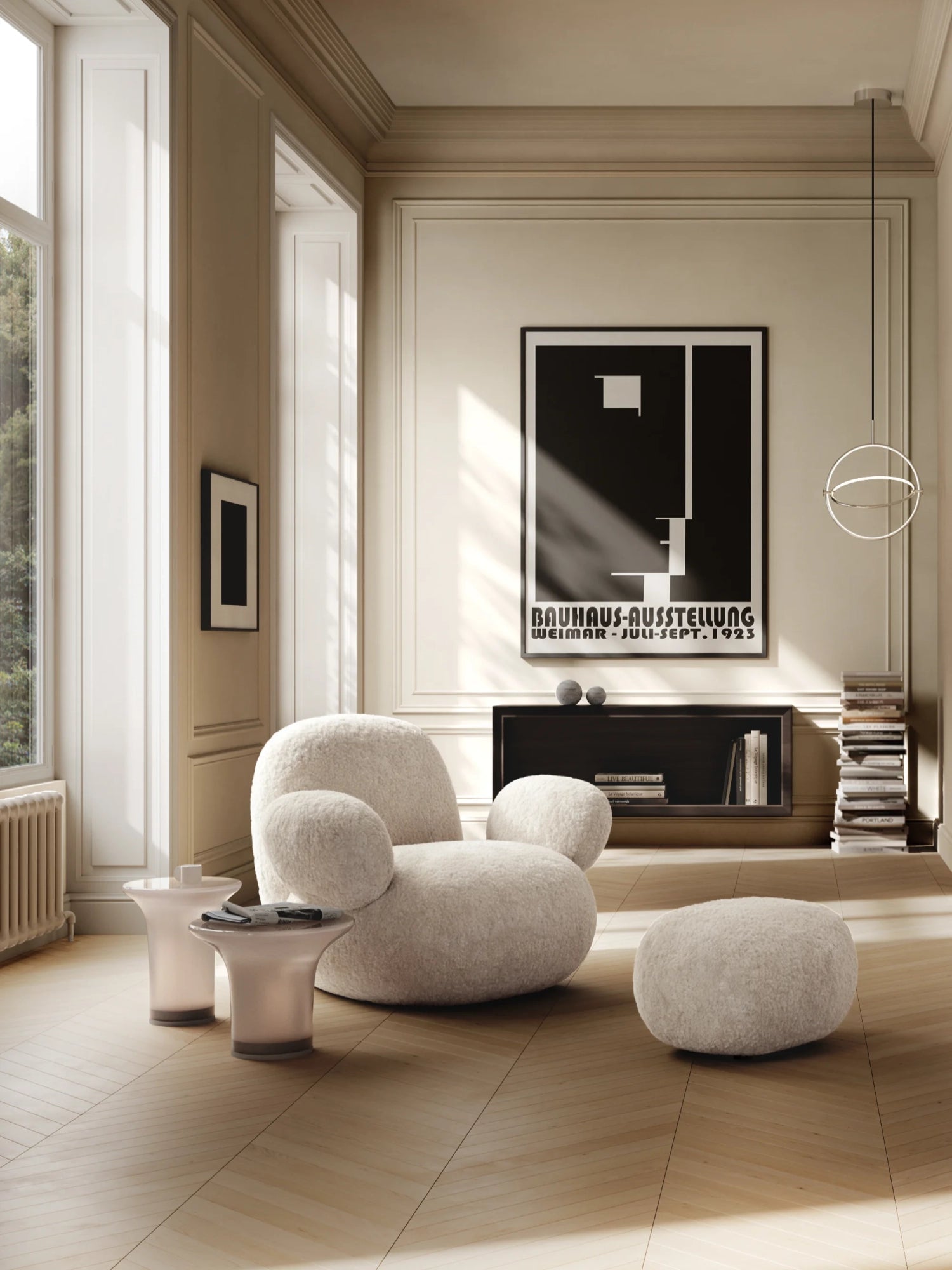 Trumpet Side Table - Glass by 101 CPH - THAT COOL LIVING