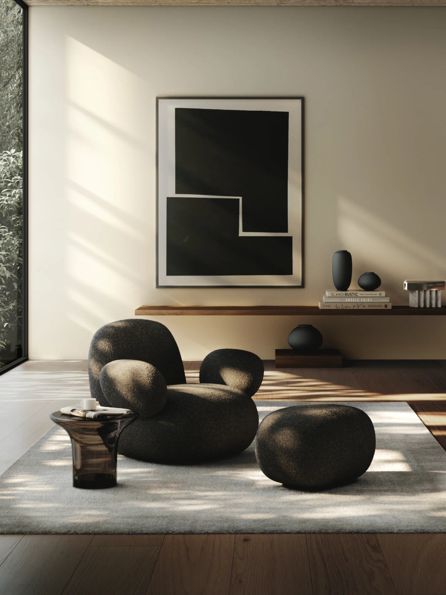 Trumpet Coffee Table - Glass by 101 CPH - THAT COOL LIVING