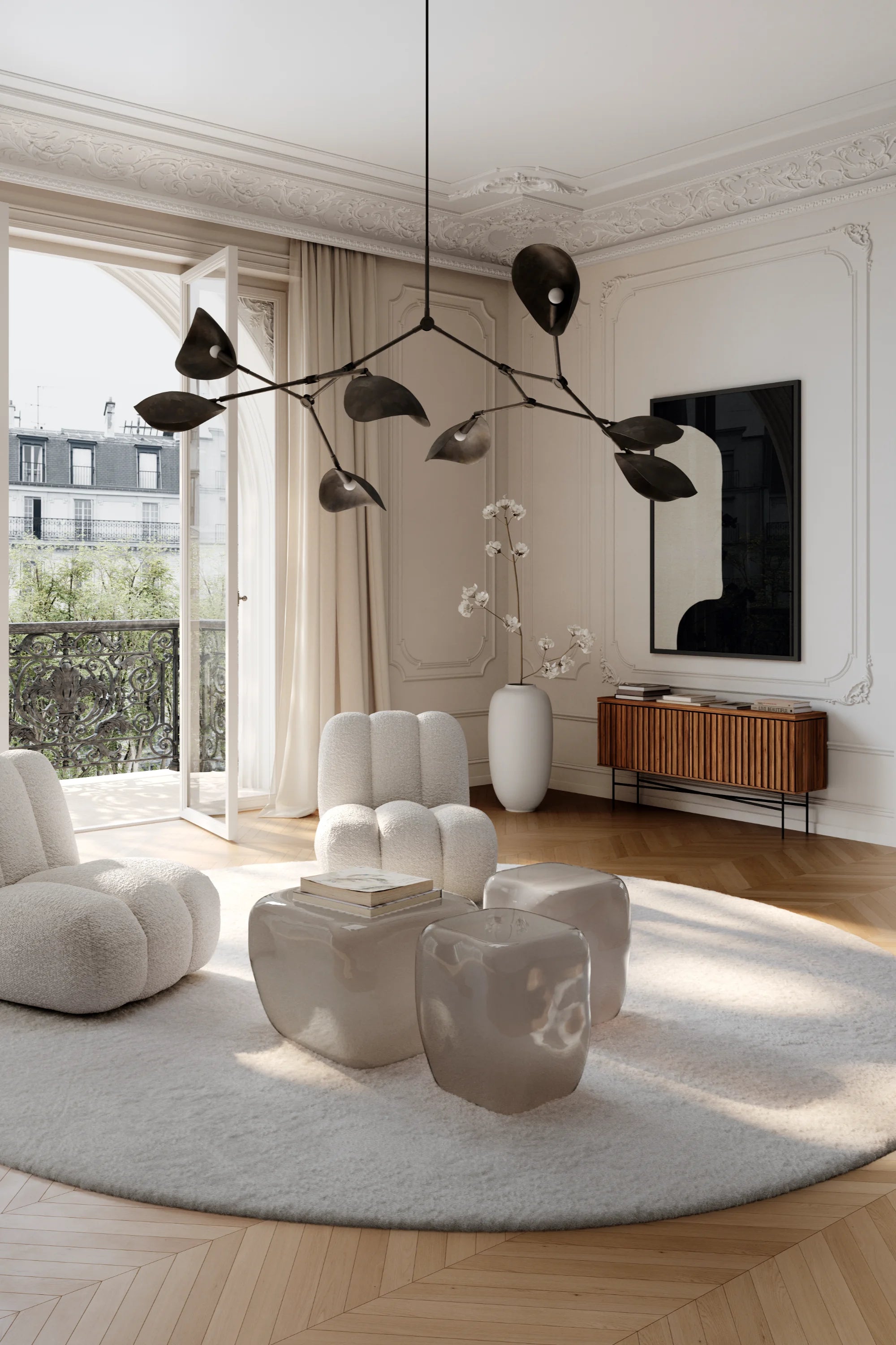 Ishi Coffee Table - Glass