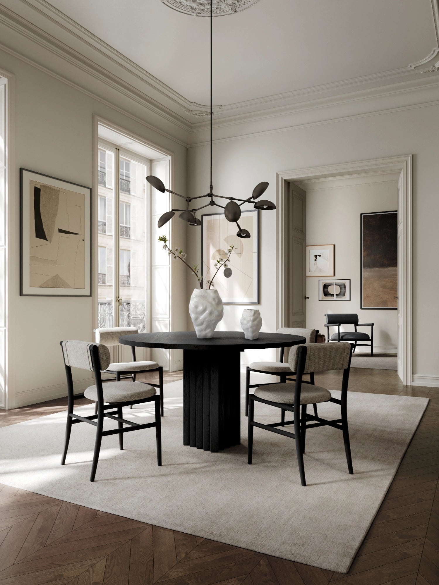 Arc Round Dining Table