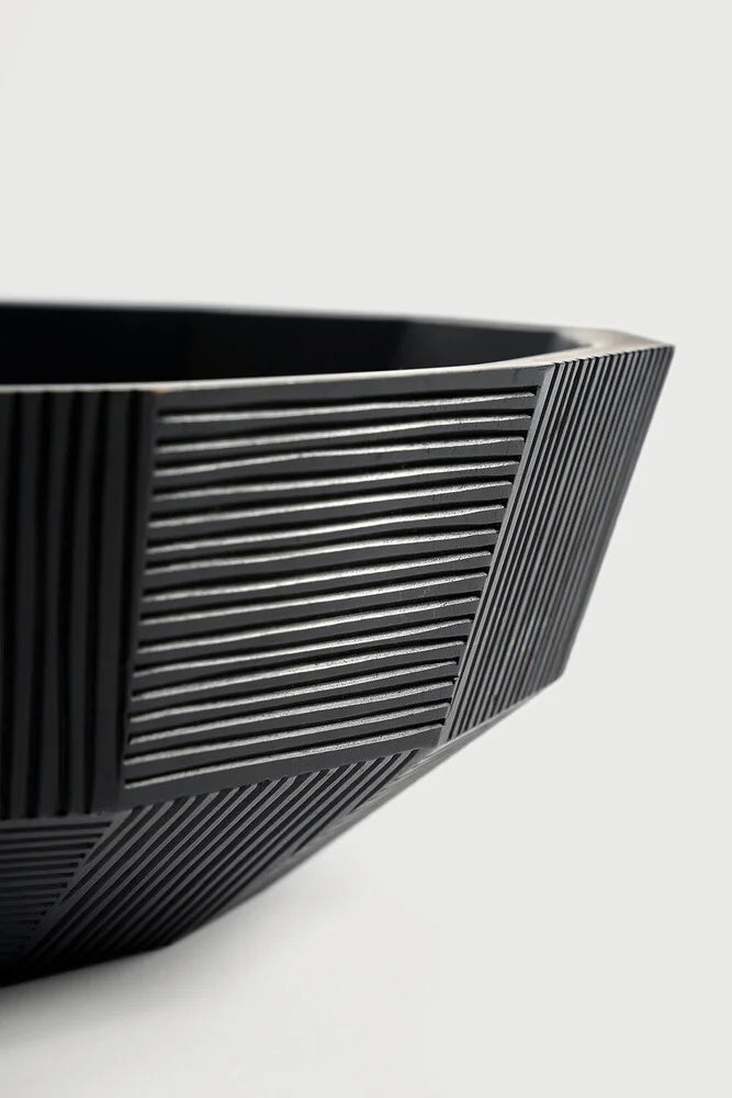 Striped Bowl by Ethnicraft - THAT COOL LIVING