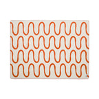 Chic Swirl Throw Blanket in a trendy blush pink with a cozy feel