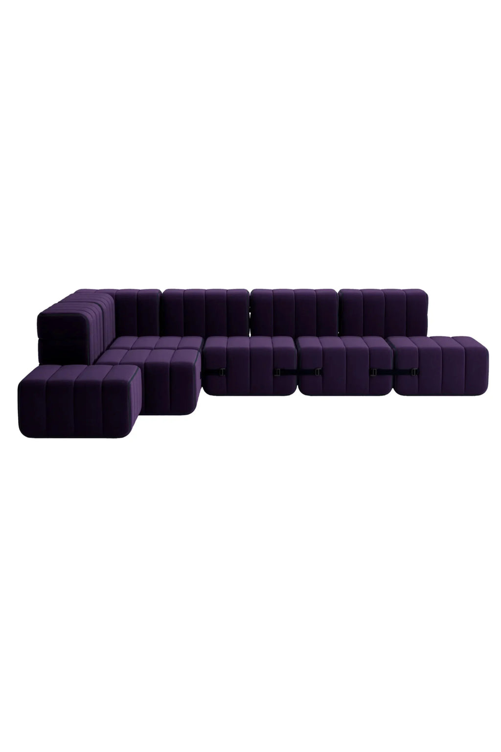 Curt Modular Sofa System - Fabric Jet - THAT COOL LIVING