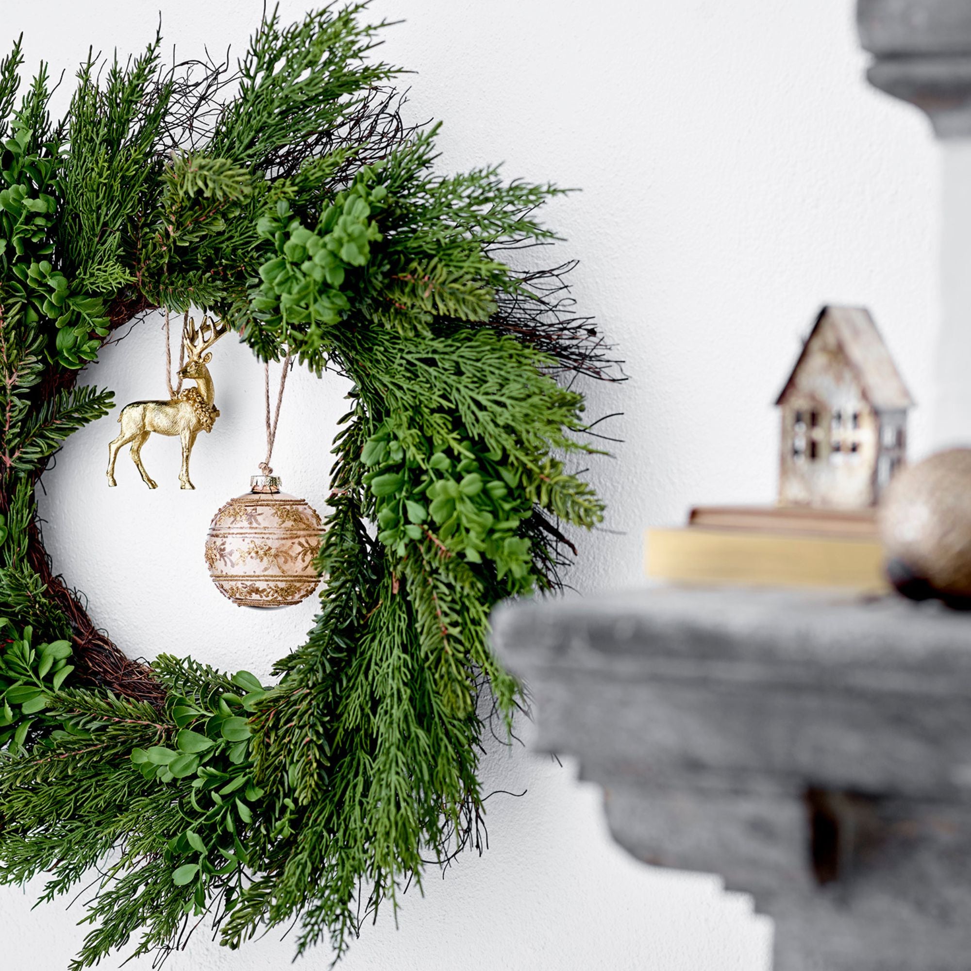 Gold Globe Ornament - Set of 6