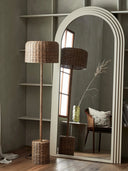 Cane Rattan Floor Lamp