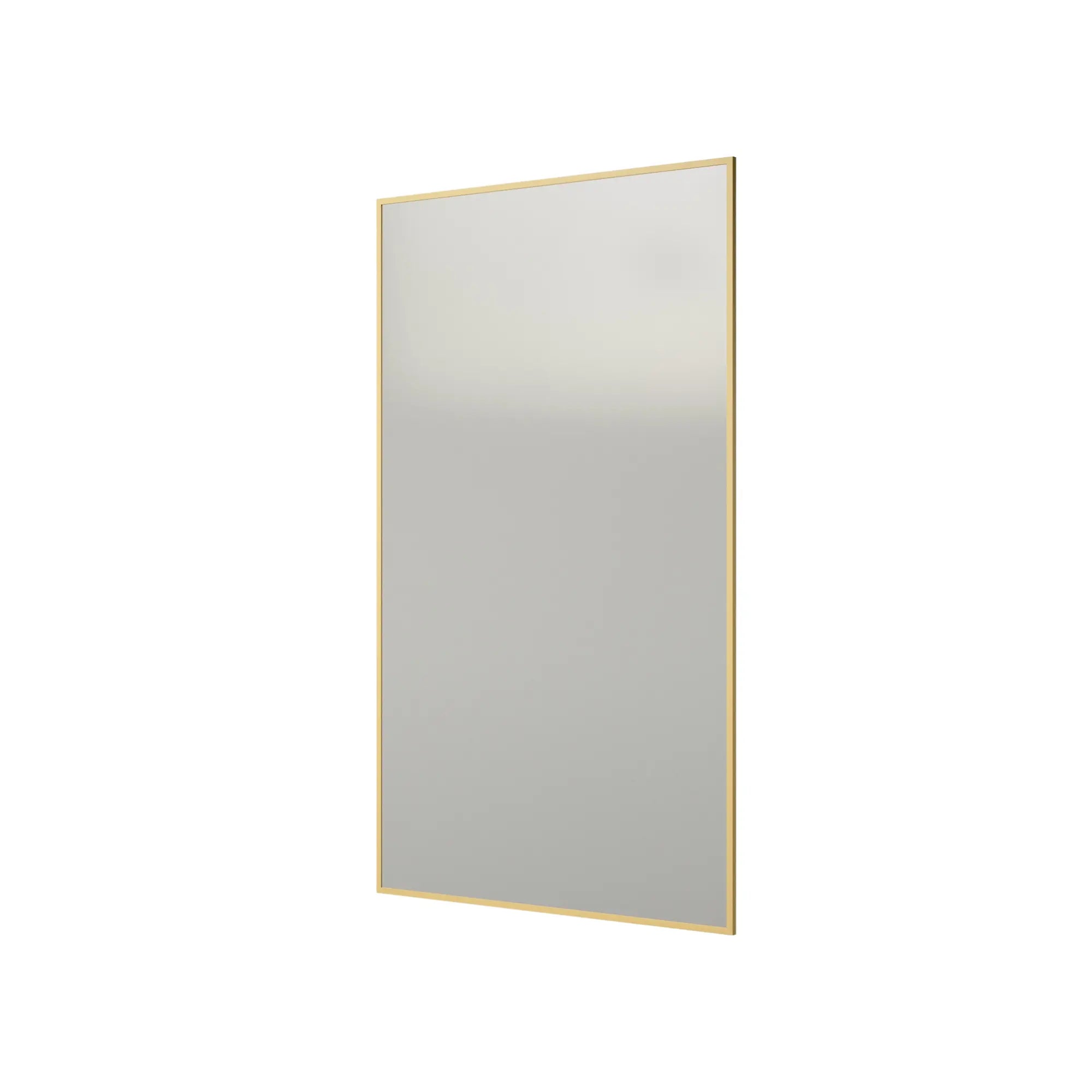 Elegant Full Length Mirror with Sleek Champagne Silver Frame