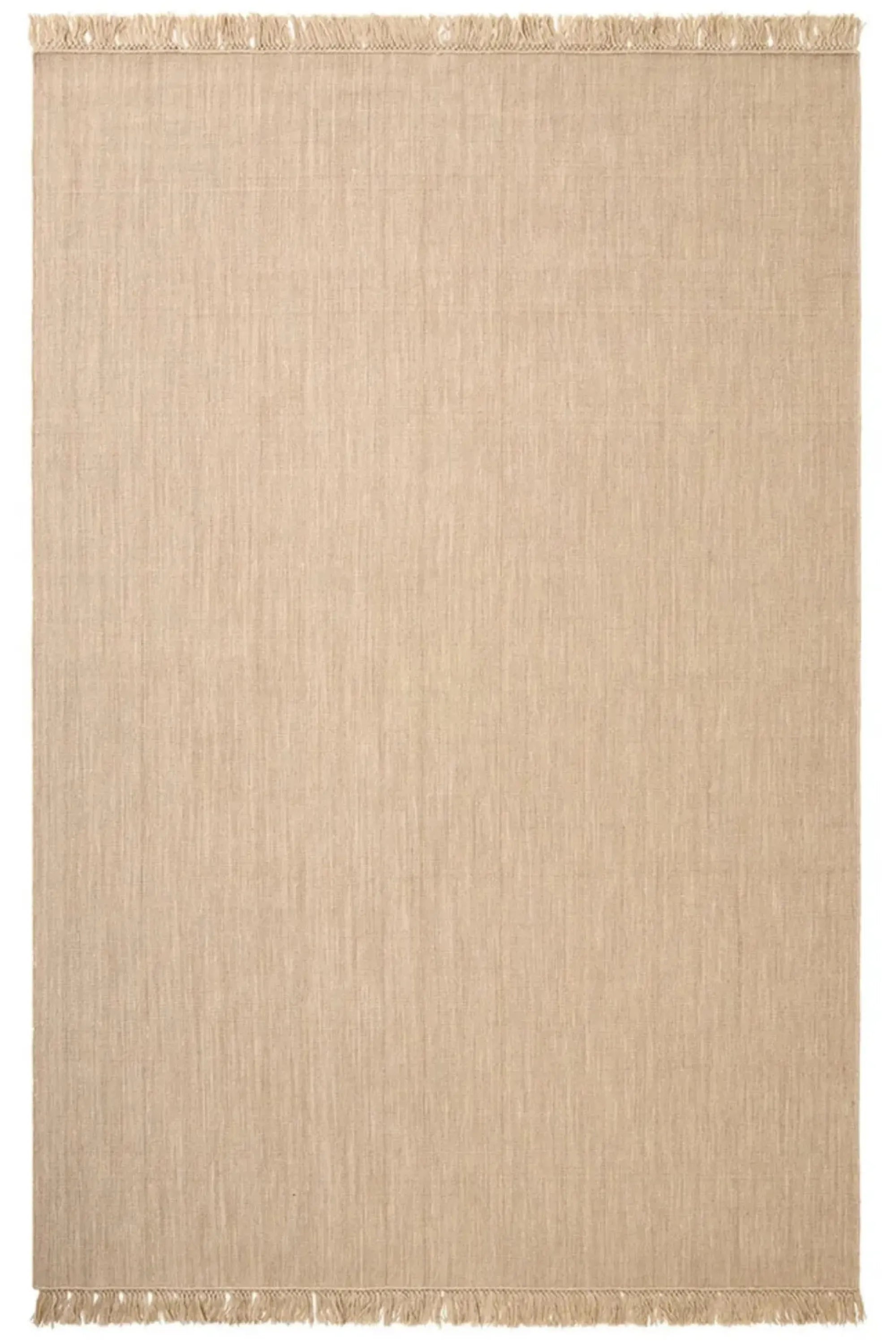 Nanda Wool Rug - Light Beige