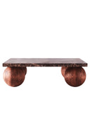 Sphere Square Sofa Table Dark Emperador - THAT COOL LIVING