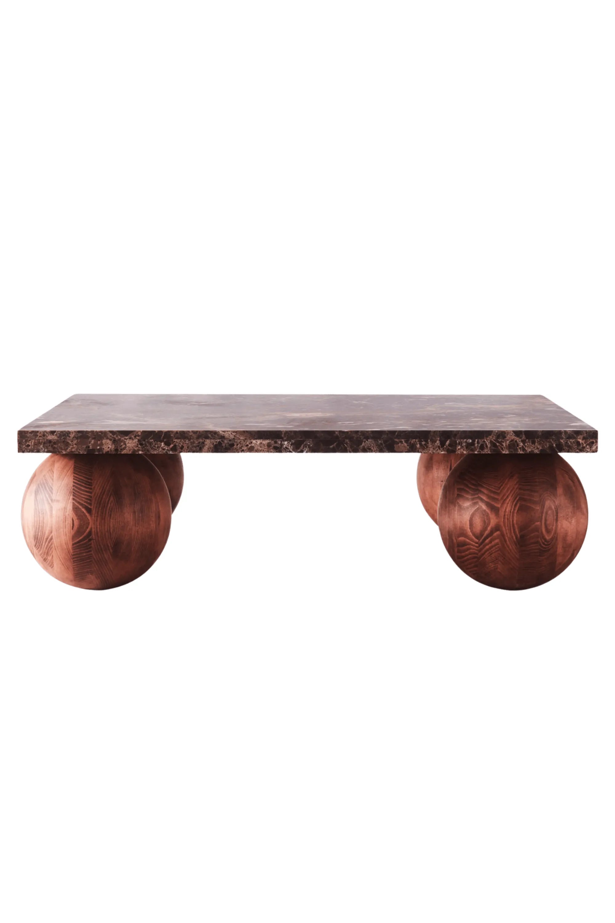 Sphere Square Sofa Table Dark Emperador - THAT COOL LIVING