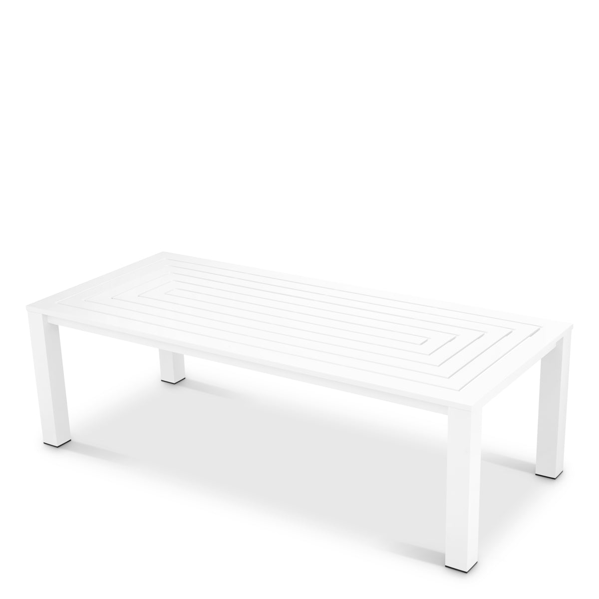 Outdoor Dining Table Vistamar matte white by Eichholtz - THAT COOL LIVING