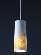 Single Core Pendant - Carrara Marble