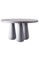 Round Dining Table Grey - THAT COOL LIVING