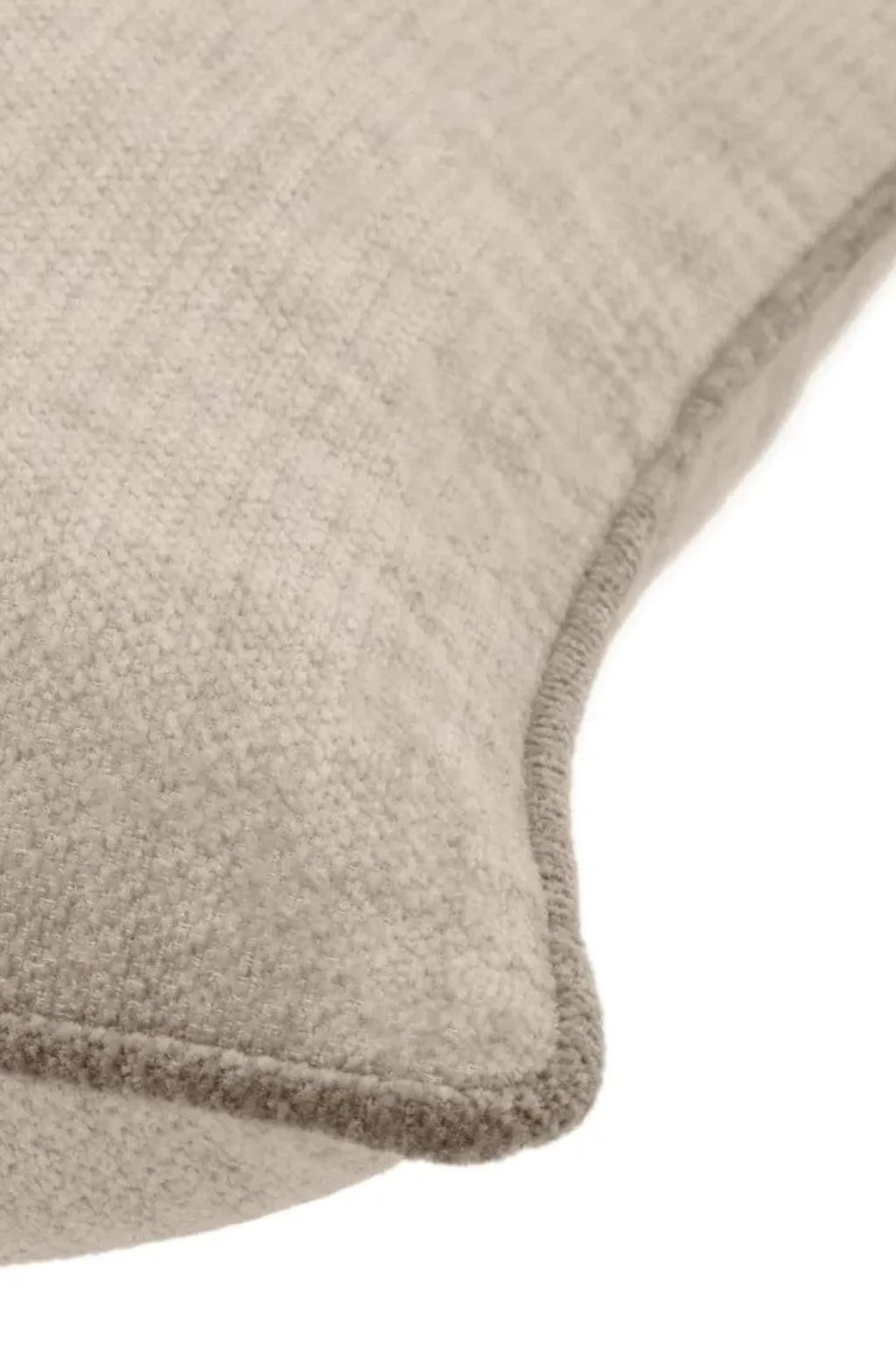 Eichholtz Breva Sofa, a luxurious organic modern sofa upholstered in a plush, textured bouclé fabric in a warm neutral oatmeal or light beige hue.