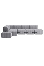 Curt Modular Sofa System - Fabric Jet - THAT COOL LIVING