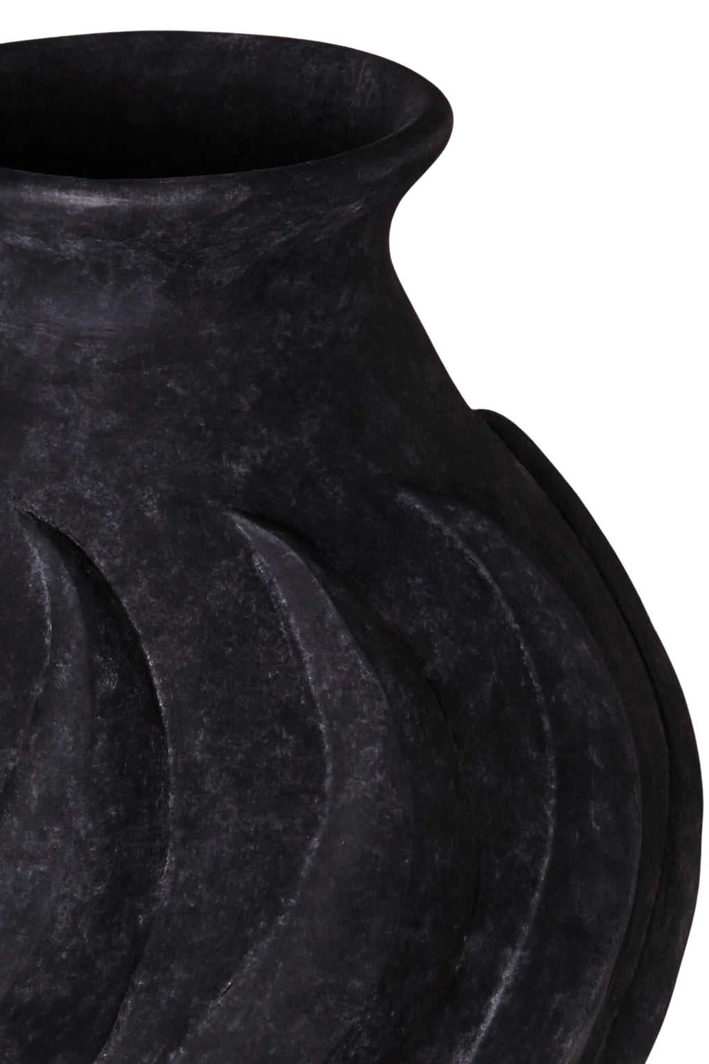 Swirl Vase Black Large - THAT COOL LIVING