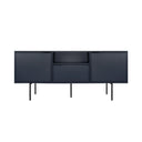 Bau Sideboard in oak finish with three drawers and two cabinets