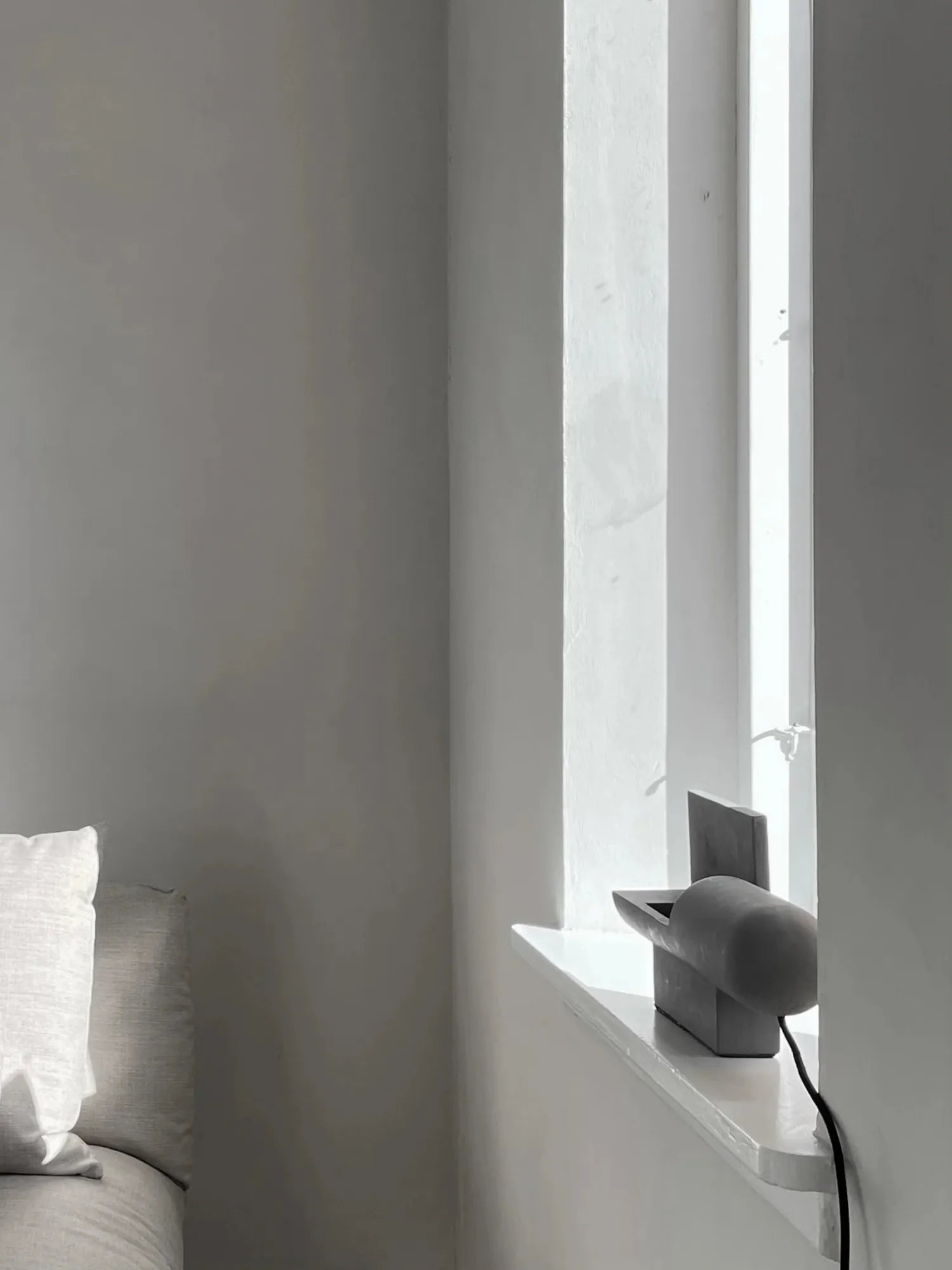 Brutalist Concrete Lamp