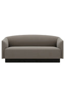 Shore Sofa 3-Seater Plinth - Romo Linara Umber - THAT COOL LIVING