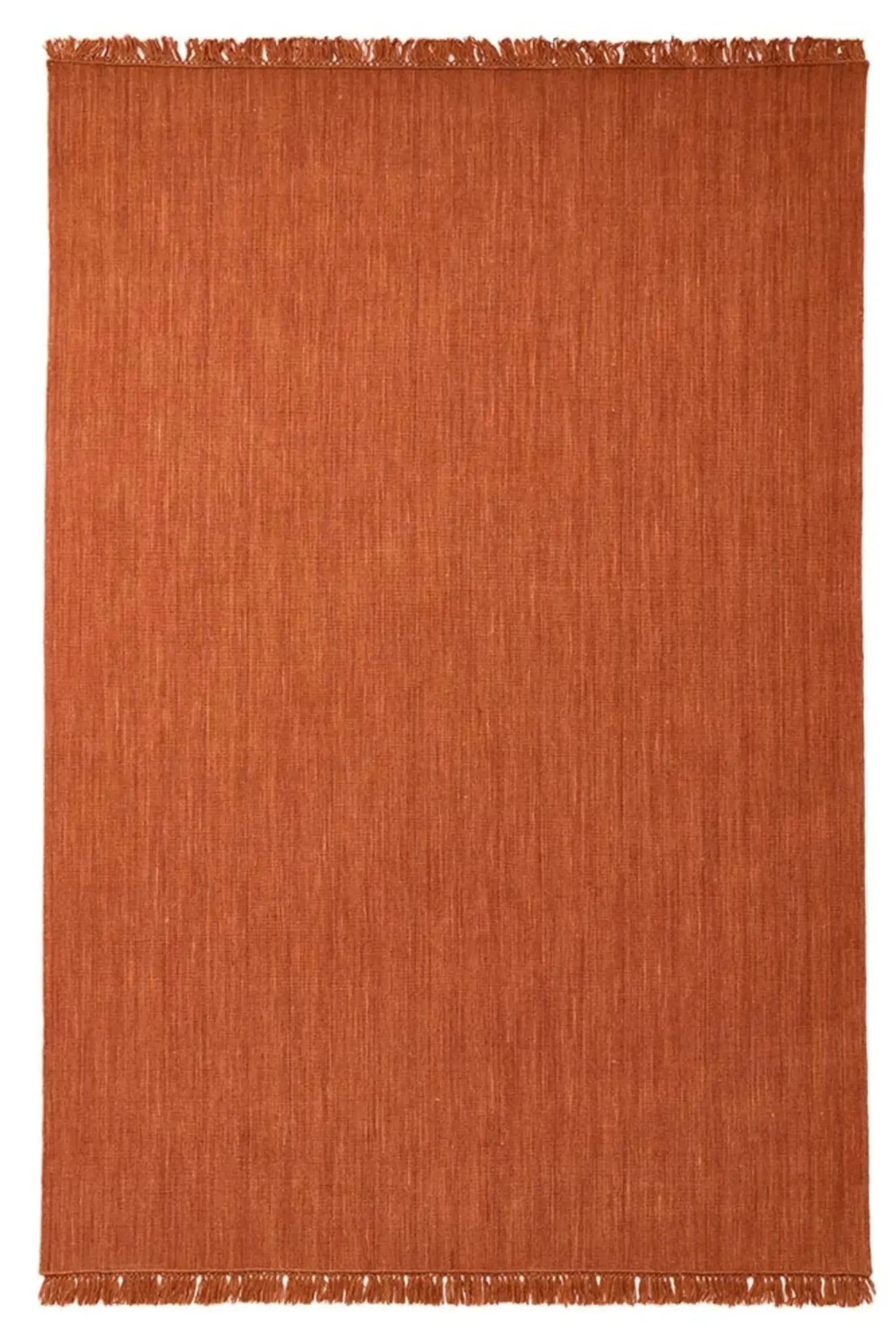 Nanda Wool Rug - Rust Melange