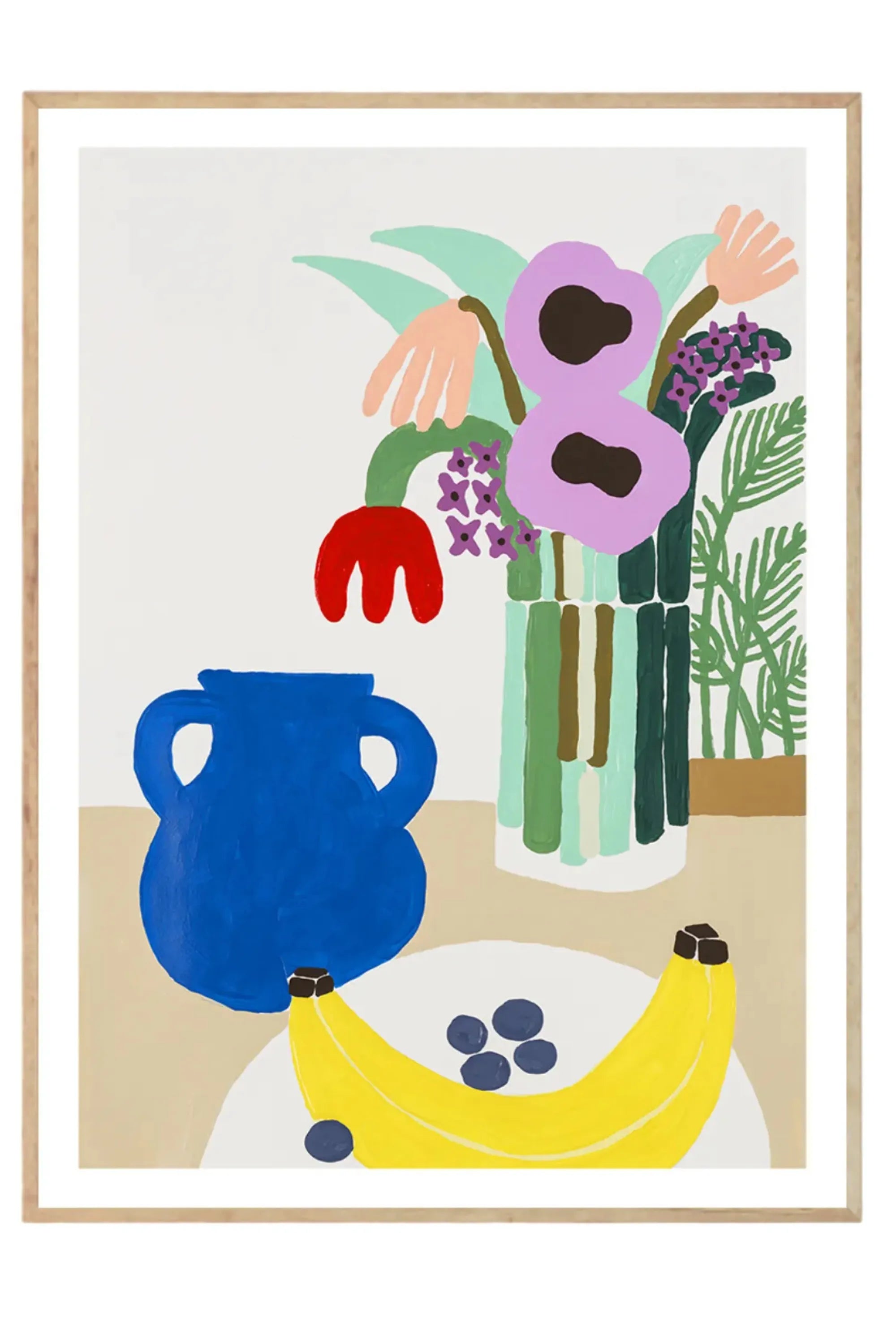 Blueberries and Banana