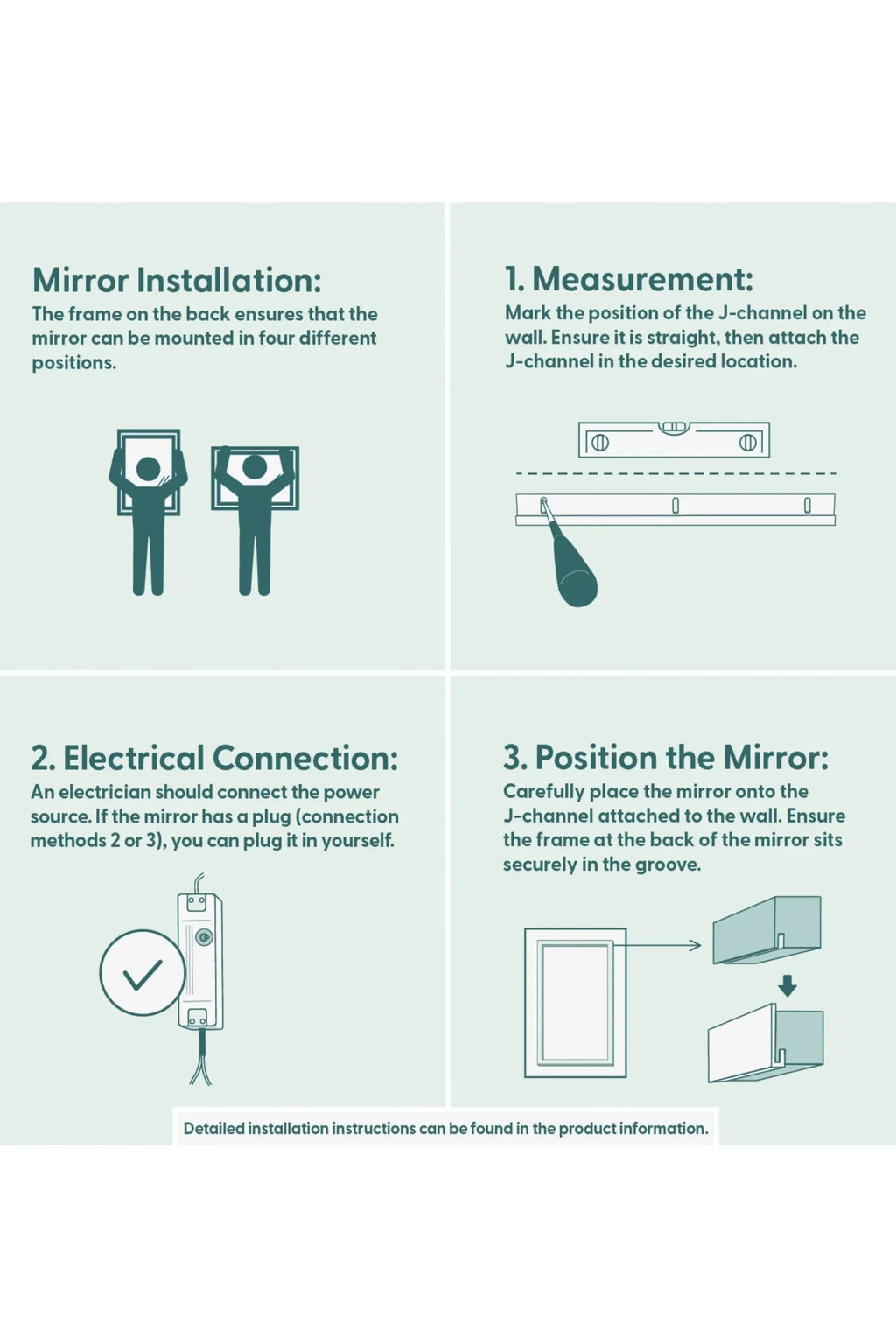 Pebble Mirror with Lights - THAT COOL LIVING
