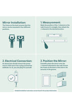 Pebble Mirror with Lights - THAT COOL LIVING