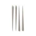 Set of 4 long-lasting and dripless taper candles in assorted colors