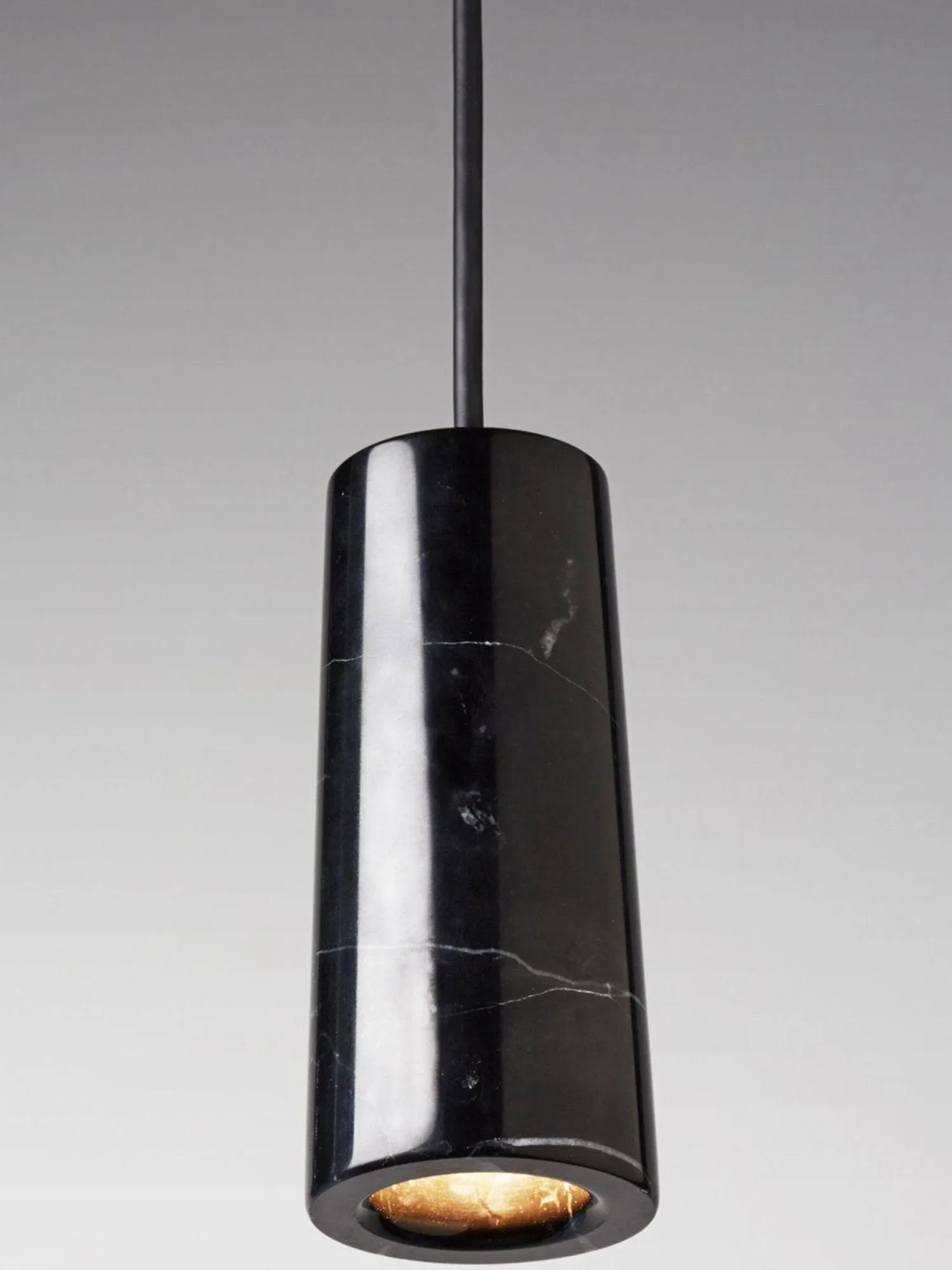 Single Core Pendant - Nero Marquina Marble by Case - THAT COOL LIVING