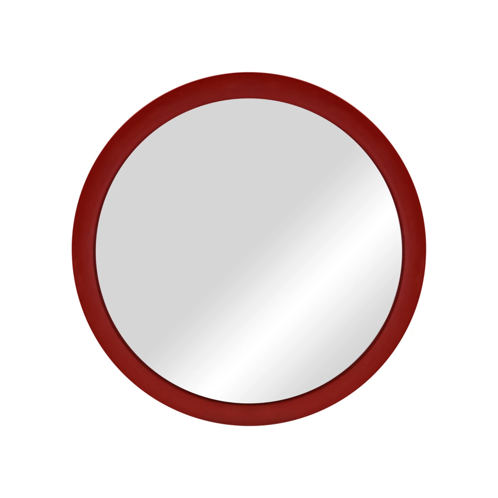 Close-up of Allo Mirror's high-quality reflective surface and clean edges