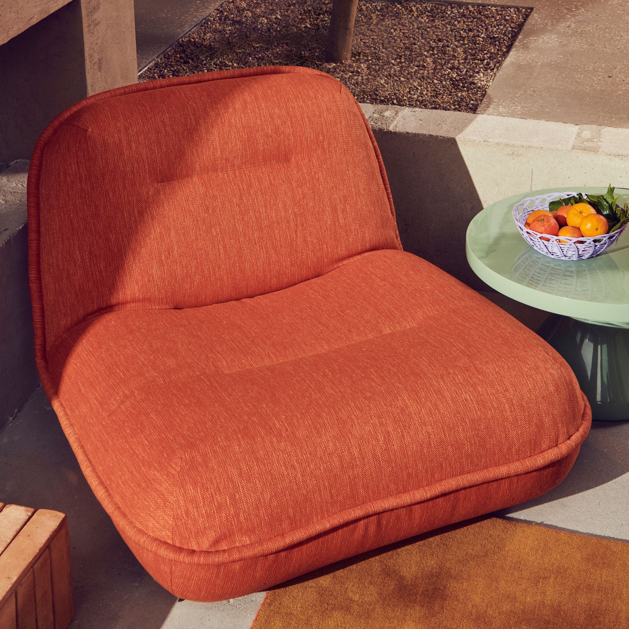 Puff Lounge Chair - Berry - THAT COOL LIVING