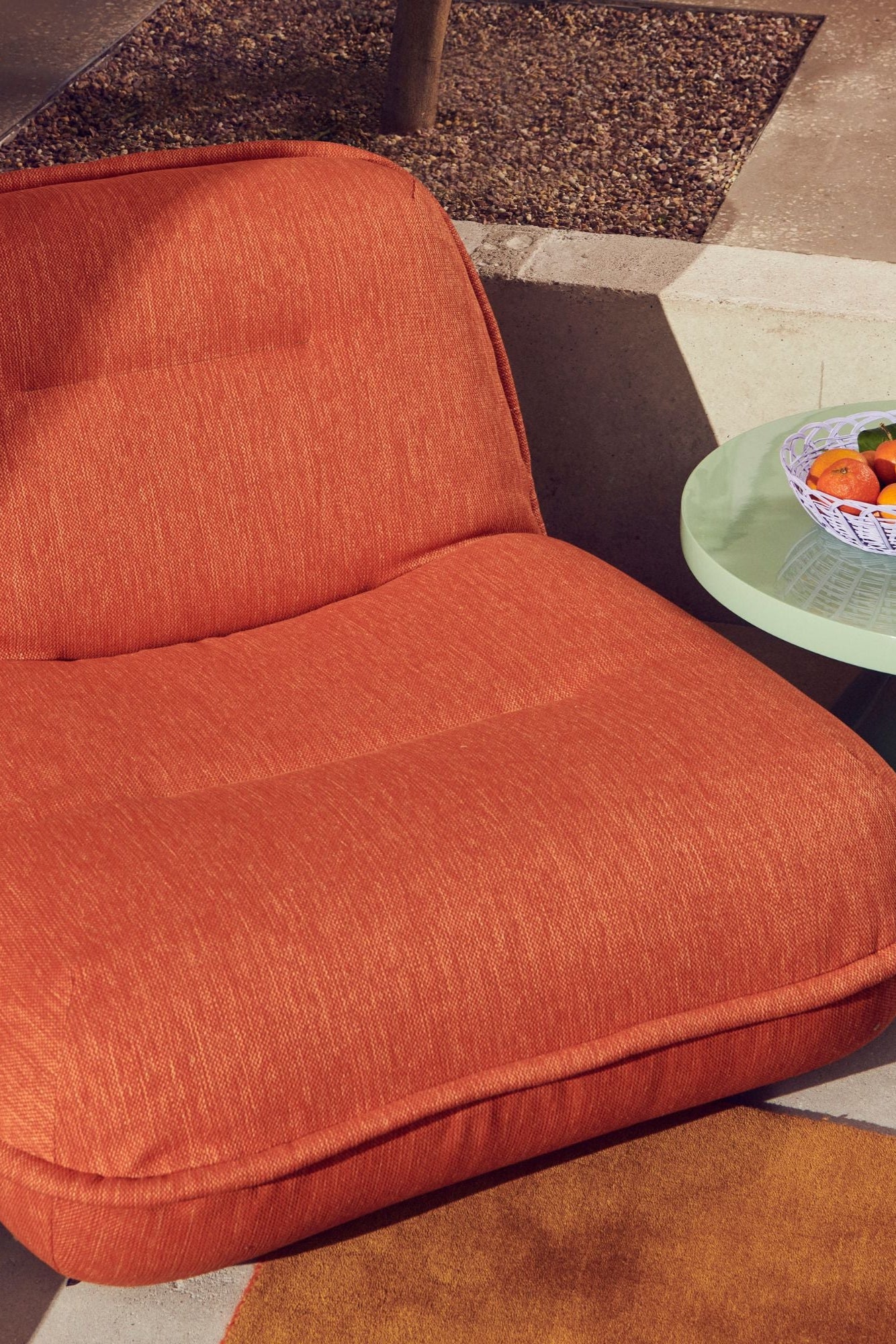 Puff Lounge Chair - Berry - THAT COOL LIVING