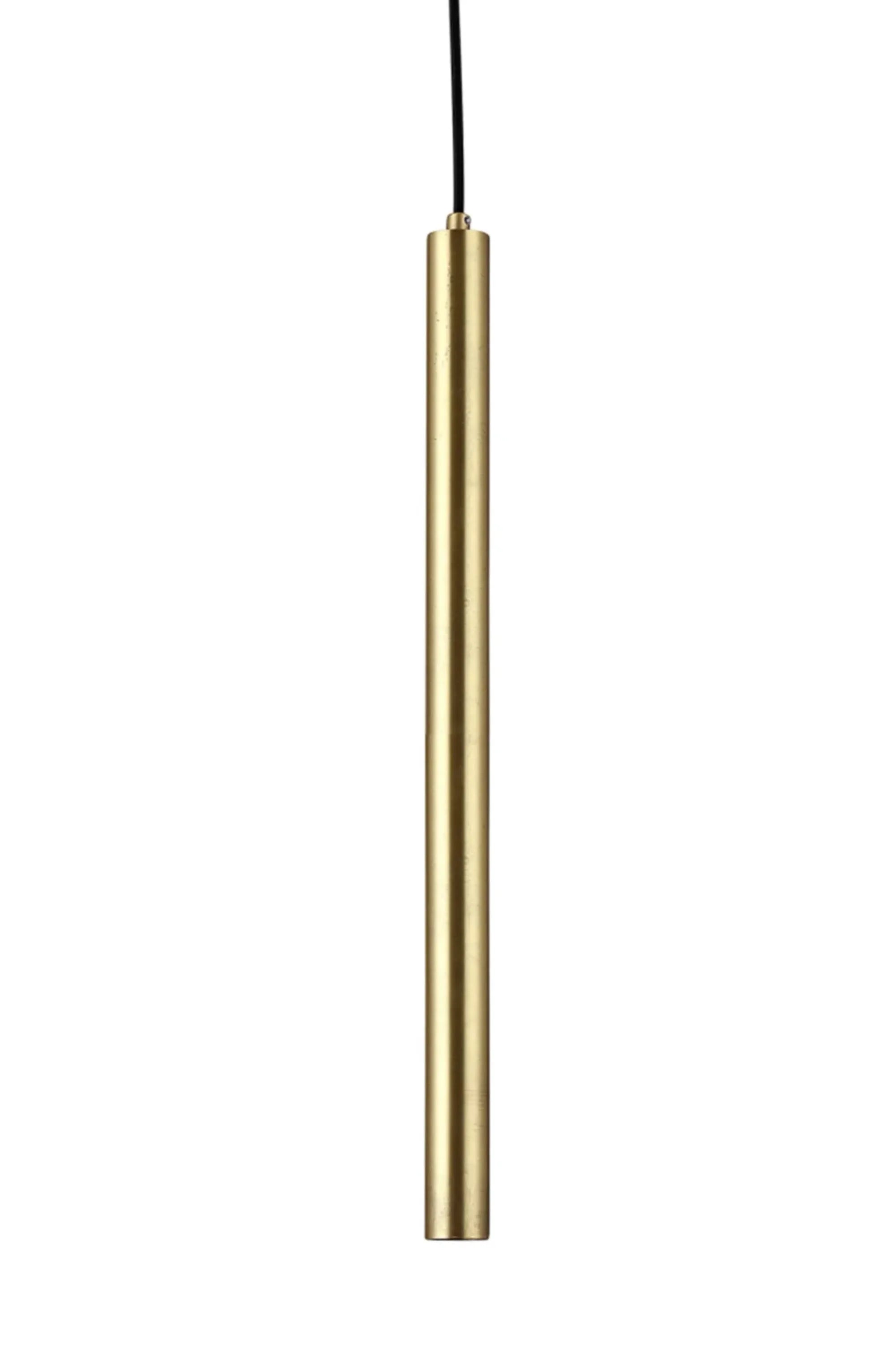 Pipe Pendant Light - Brass - THAT COOL LIVING