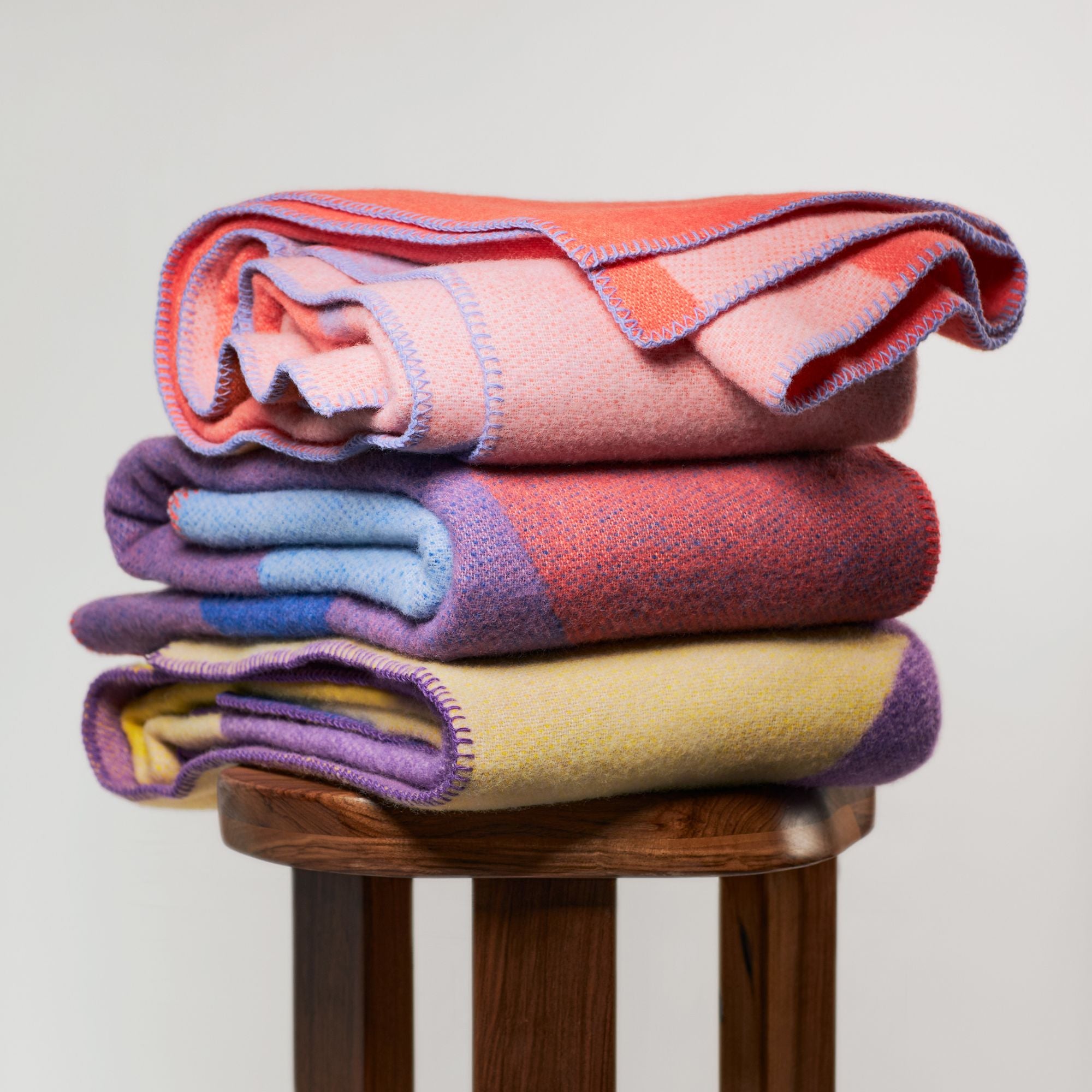 That Cool Living Layered x Klippan Flower Field Wool Blanket