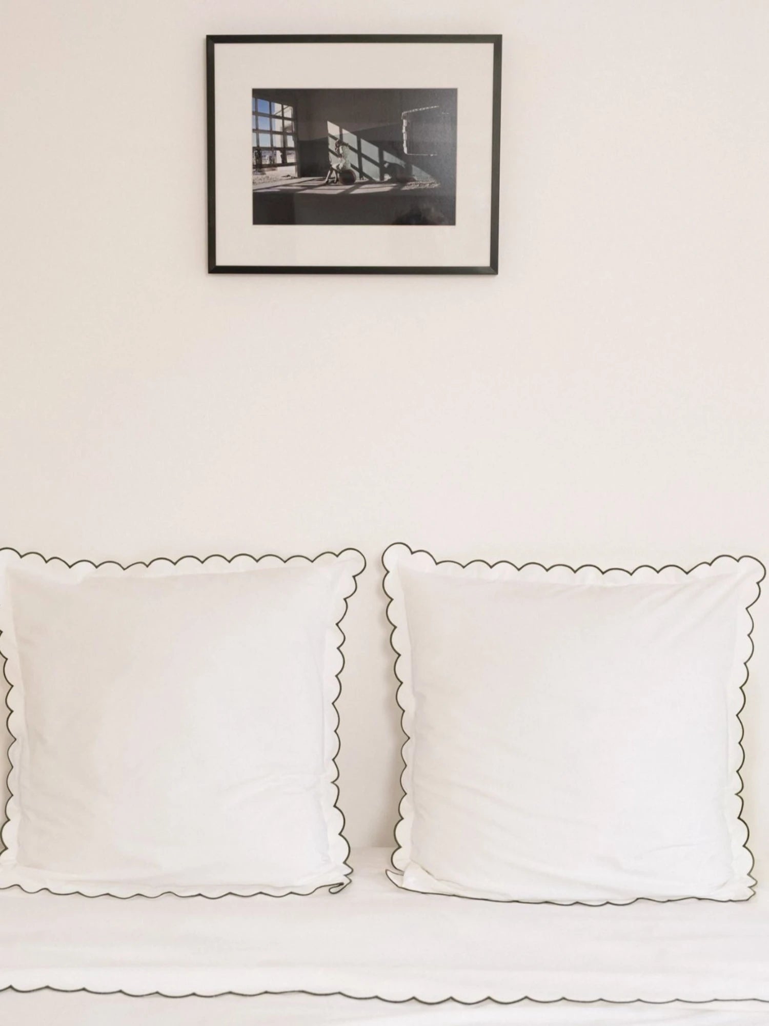 Scalloped Pillow Case - Set of 2 by Tomete - THAT COOL LIVING