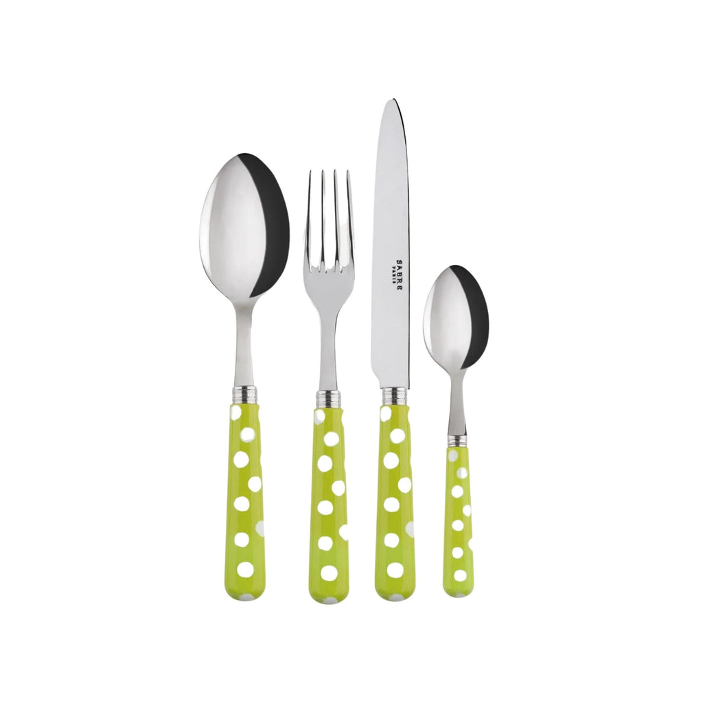 White Dots Cutlery Set - THAT COOL LIVING