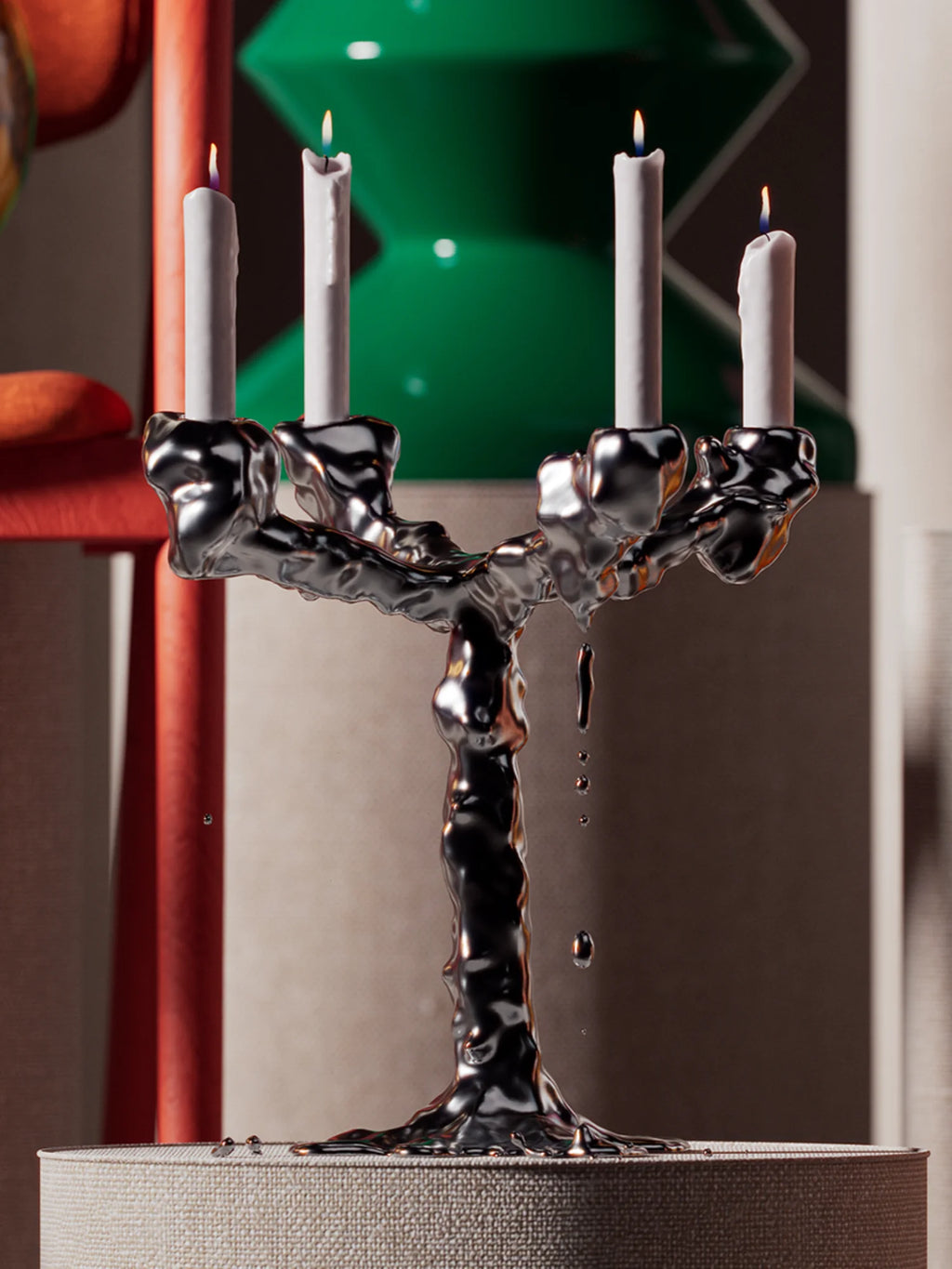Drip Candle Holder 4-Arms