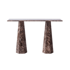 Hexagon Console Table Dark Emperador - THAT COOL LIVING
