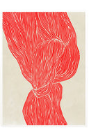 The Line – Red - Art Print - THAT COOL LIVING