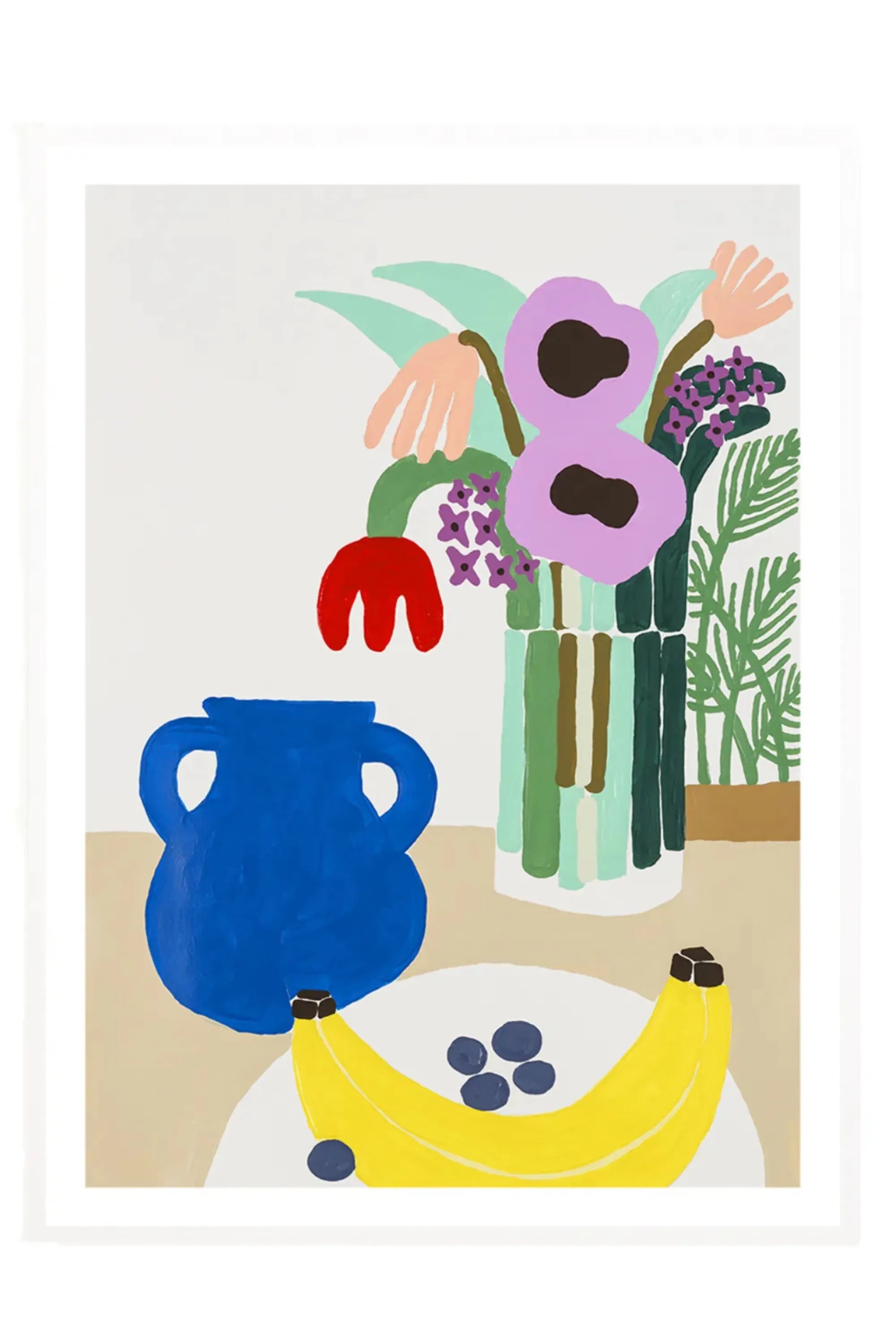 Blueberries and Banana