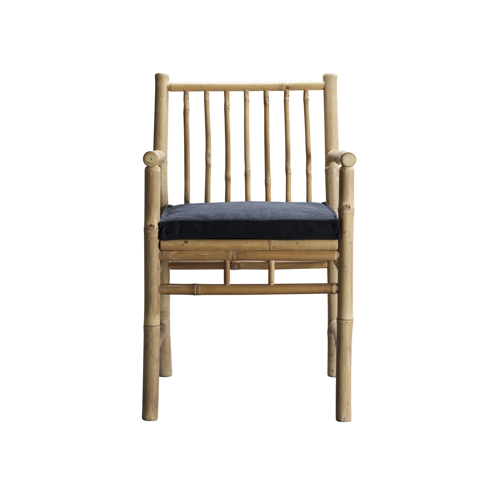 Outdoor Bamboo Dining Chair With Armrest - Set of 4 - THAT COOL LIVING