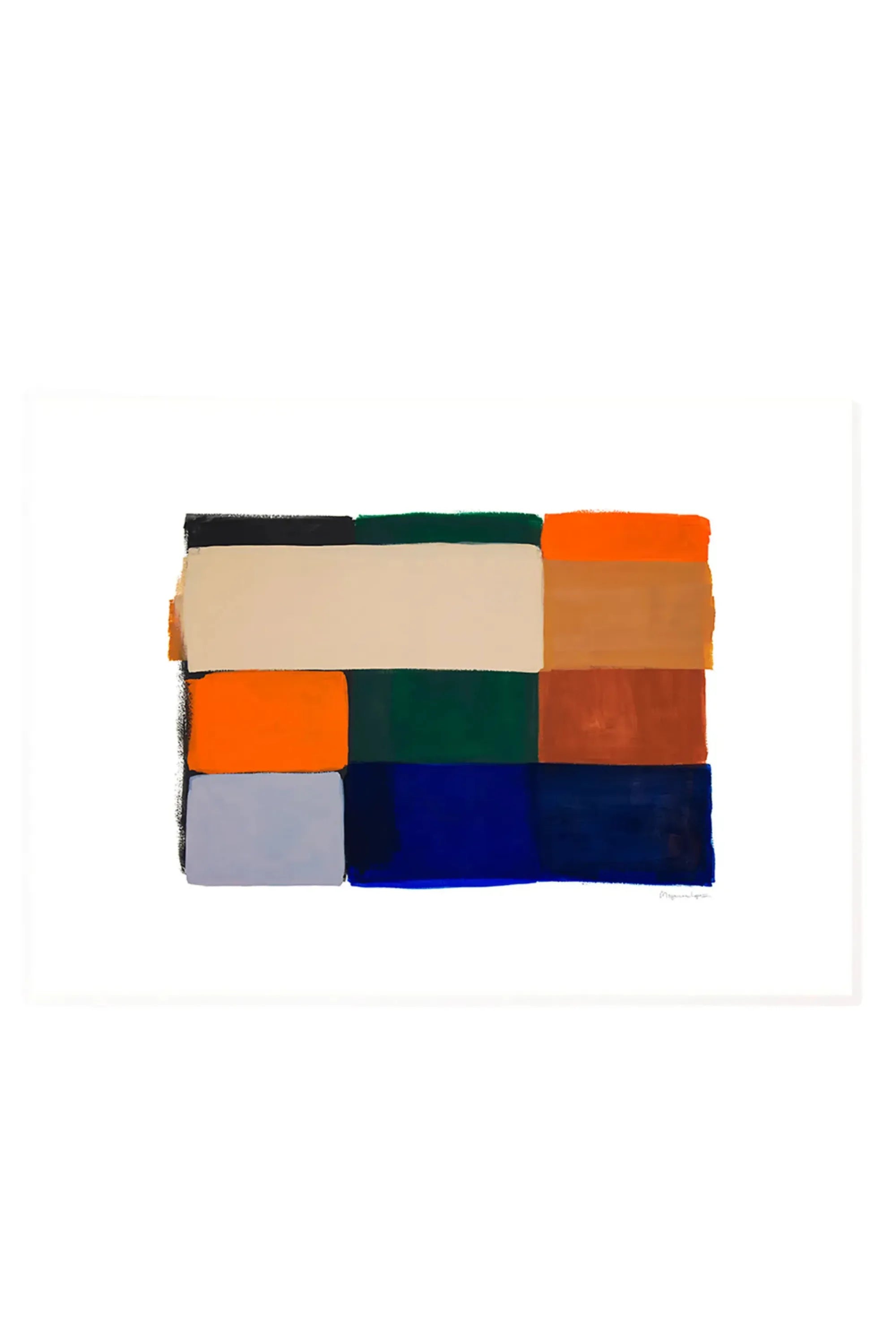 Colour Squares 01 - Art Print - THAT COOL LIVING