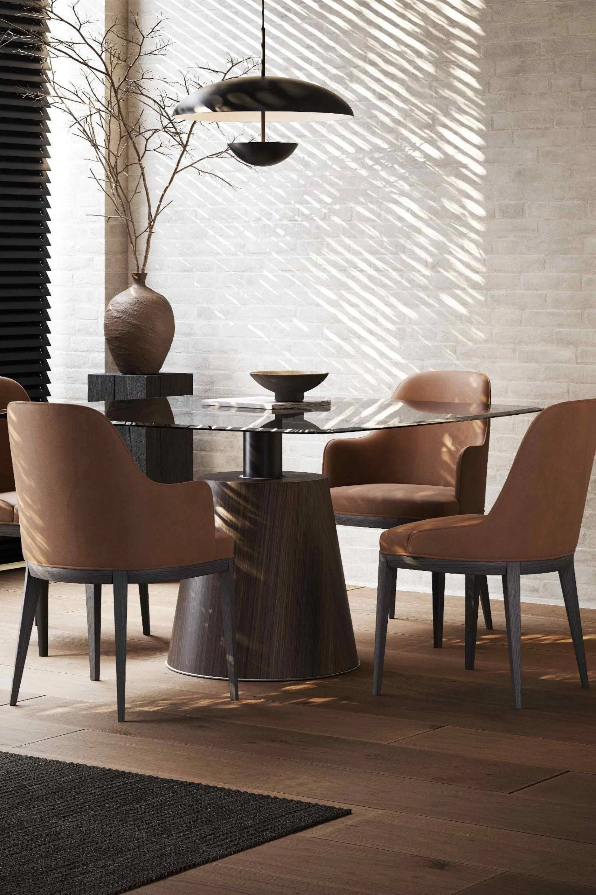 Anna Chair With Armrest - Wood - THAT COOL LIVING