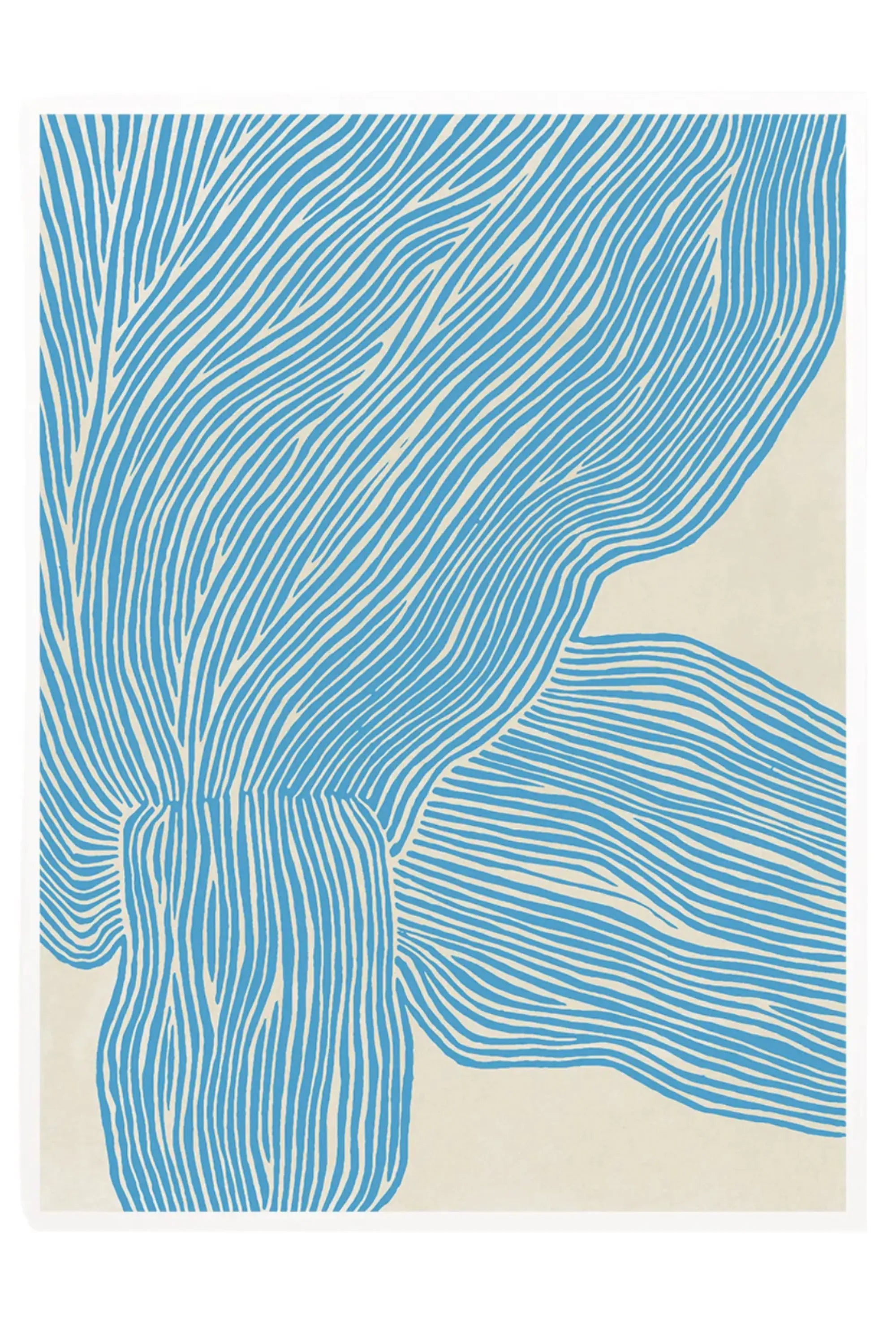 The Line – Blue - Art Print - THAT COOL LIVING