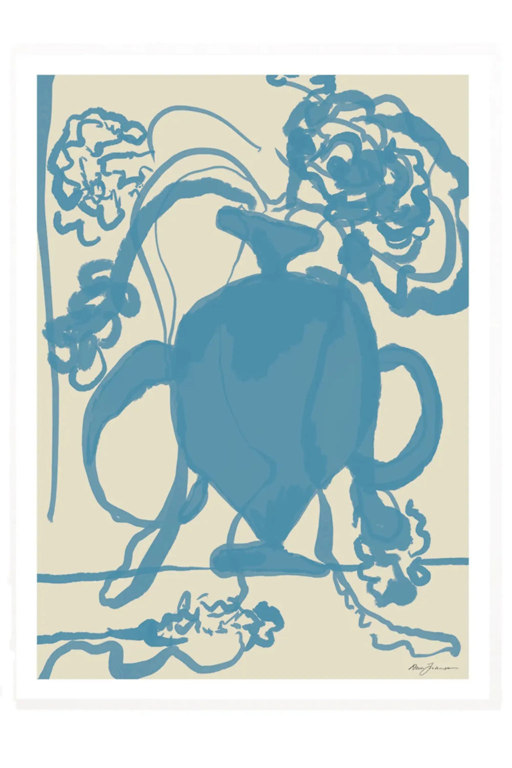 Dahlia Bleu - Art Print - THAT COOL LIVING