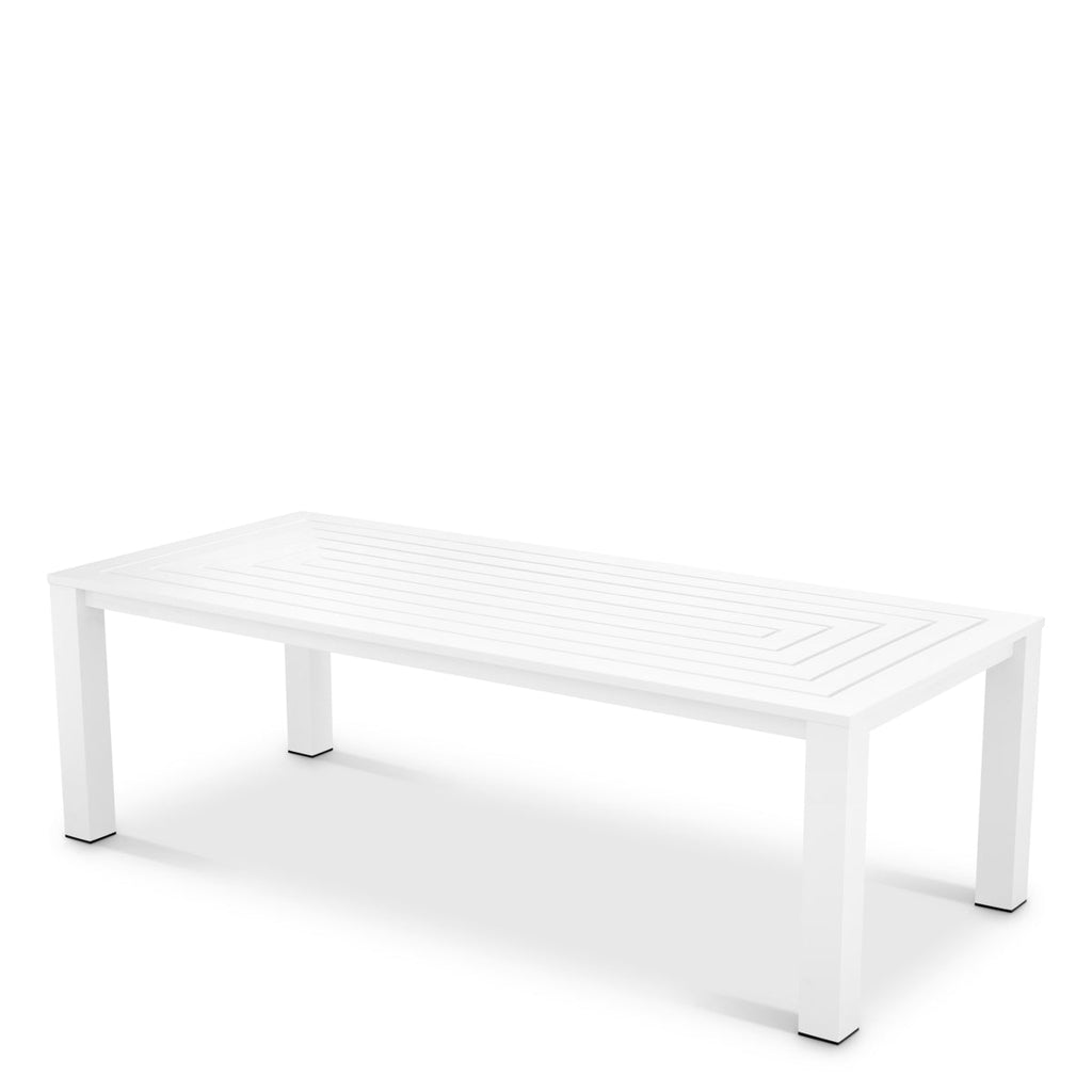 Outdoor Dining Table Vistamar matte white - THAT COOL LIVING