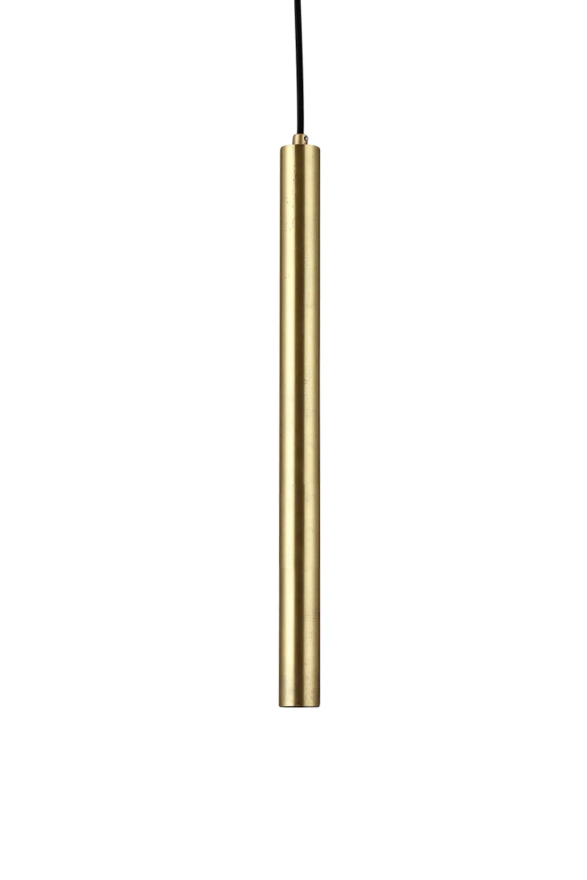 Pipe Pendant Light - Brass - THAT COOL LIVING